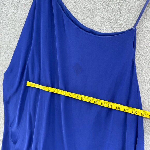 BCBGMaxAzria Alana Side Drape Dress Orient Blue Sleeveless Pullover Size XS - Picture 11 of 12